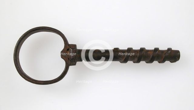 Spiral Key, German, early 16th century. Creator: Unknown.