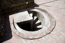 Spiral steps on the roof of the Cathedral of Evora, Portugal, 2009. Creator: Samuel Magal
