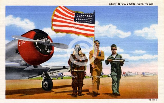 'Spirit of '76, Foster Field, Texas', USA, 1943. Artist: Unknown