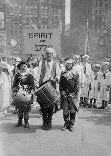 Spirit of 76 [parade], 1917. Creator: Bain News Service