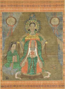 Spirit of a Noble Woman (Probably Princess Pari) and Attendant, 18th century. Creator: Anon