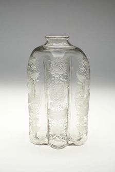 Spirit Flask, Nuremberg, c. 1650. Creator: Georg Schwanhardt