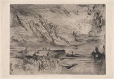 Spirits of Dead Cities (Les Esprits des Villes Mortes), 1860-98. Creator: Felix Hilaire Buhot