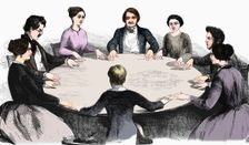 Spiritualist meeting in Leipzig, Germany, 1893