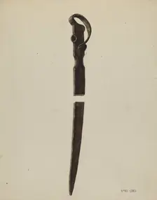 Spit, c. 1938. Creator: Emile Cero