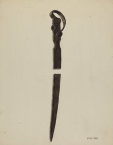 Spit, c. 1938. Creator: Emile Cero