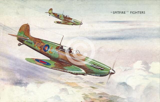 'Spitfire Fighters', c1940. Artist: Unknown.