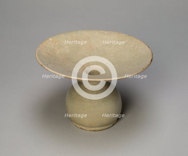 Spittoon (Zhadou), Tang dynasty (618-907), 9th century. Creator: Unknown.