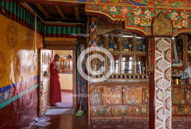 Spituk Monastery, Ladakh, India, 2023. Creator: Peter Thompson.