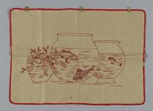 Splash Cloth, United States, c. 1872. Creator: Unknown