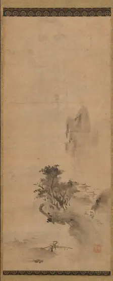 Splashed-Ink Landscape, early 16th century. Creator: Bokusho Shusho