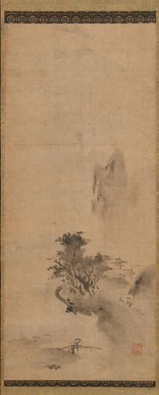 Splashed-Ink Landscape, early 16th century. Creator: Bokusho Shusho