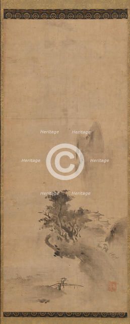 Splashed-Ink Landscape, early 16th century. Creator: Bokusho Shusho.