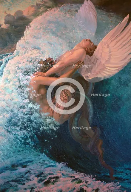 'Spleen and Ideal', 1907. Artist: Carlos Schwabe