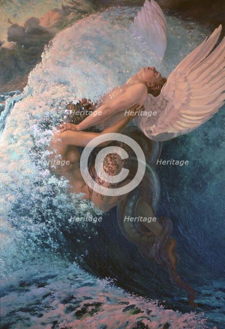 'Spleen and Ideal', 1907. Artist: Carlos Schwabe