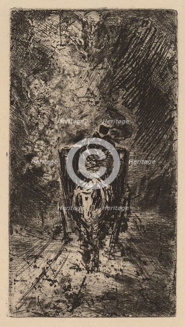 Spleen et Idéal, c. 1876. Creator: Felix Hilaire Buhot.