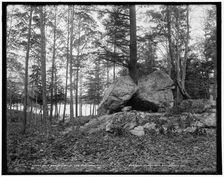 Split Rock, Raccoon Is., Lake Hopatcong, N.J., c1900. Creator: Unknown