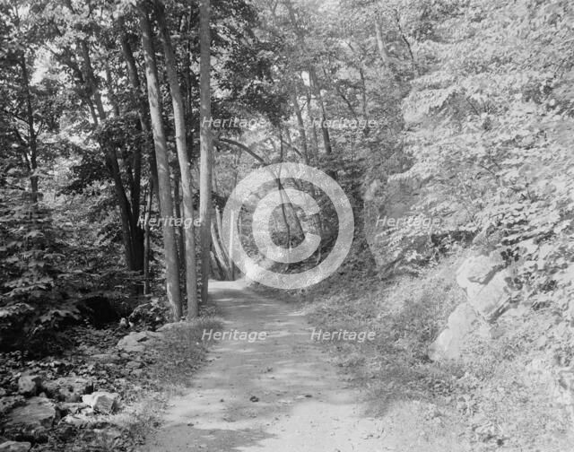Split Rock Road, Ethan Allen Park, Burlington, Vt., c.between 1910 and 1920. Creator: Unknown.