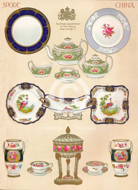 Spode China: WTCopeland & Sons, Stoke-on-Trent, 18th century, (1913). Artist: Unknown
