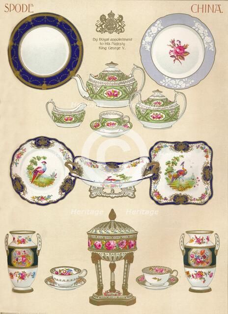 Spode China: WTCopeland & Sons, Stoke-on-Trent, 18th century, (1913). Artist: Unknown