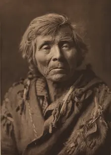 Spokan Man, 1910. Creator: Edward Sheriff Curtis
