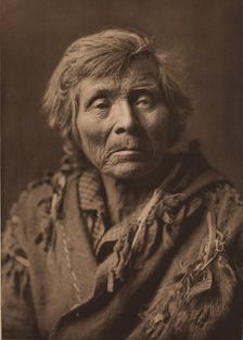Spokan Man, 1910. Creator: Edward Sheriff Curtis
