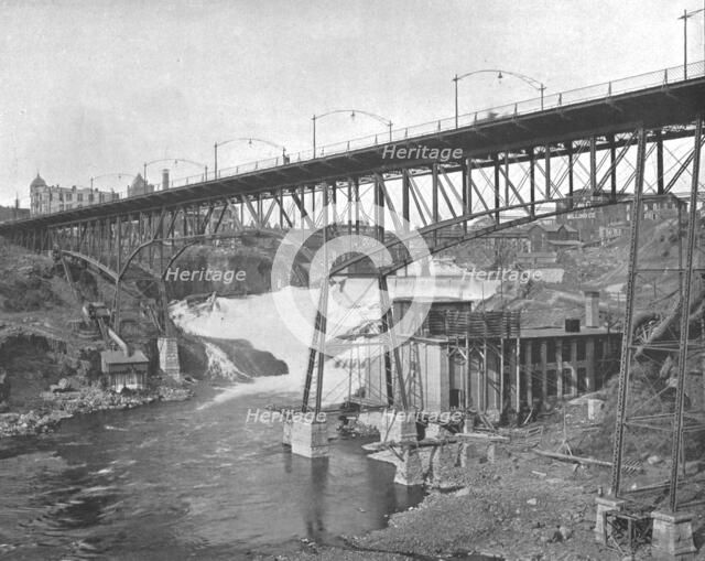 Spokane Falls, Washington, USA, c1900.  Creator: Unknown.