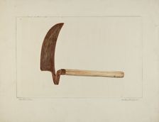 Spoke Cutter, 1935/1942. Creator: LeRoy McCarrel