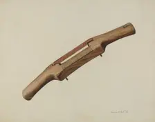 Spokeshave, 1938. Creator: Herman O. Stroh
