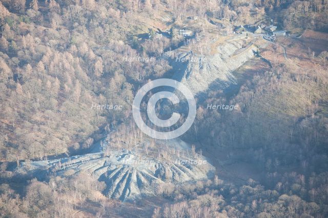 Spoil heaps, Hodge Close Quarry, Cumbria, 2015. Creator: Historic England.