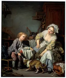 Spoilt Child 1765. Artist: Jean-Baptiste Greuze