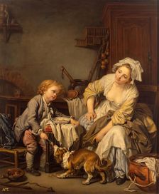 Spoiled Child, 1760. Creator: Jean-Baptiste Greuze