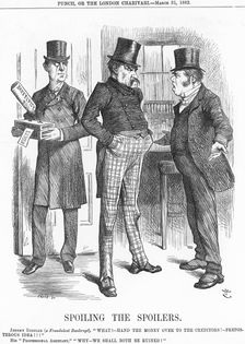 Spoiling the Spoilers 1883. Creator: Joseph Swain