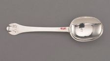 Spoon, 1685-1700. Creator: Jeremiah Dummer (American, 1645-1718)