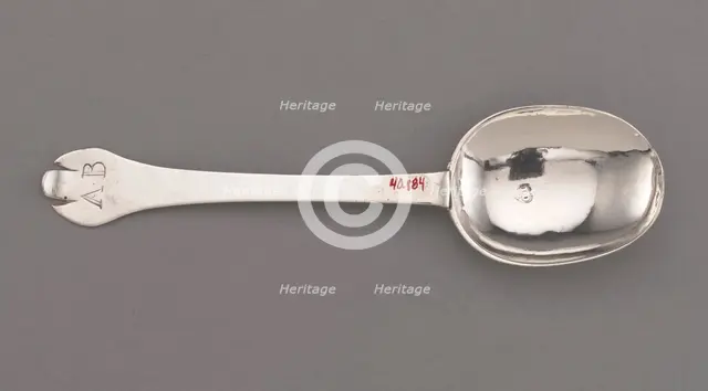 Spoon, 1685-1700. Creator: Jeremiah Dummer (American, 1645-1718).