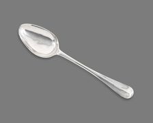Spoon, 1766/90. Creators: Joseph Moulton II, Joseph Moulton III
