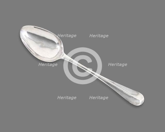 Spoon, 1766/90. Creators: Joseph Moulton II, Joseph Moulton III.