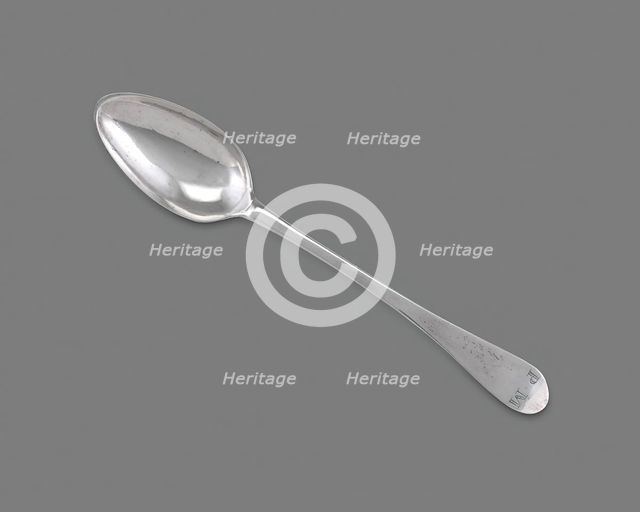 Spoon, 1770/90. Creator: Richard Humphreys.