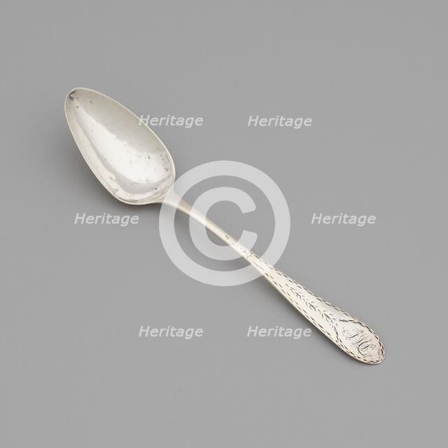 Spoon, 1779/85. Creator: Benjamin Halsted.