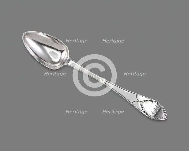Spoon, 1790/1800. Creator: Saunders Pitman.