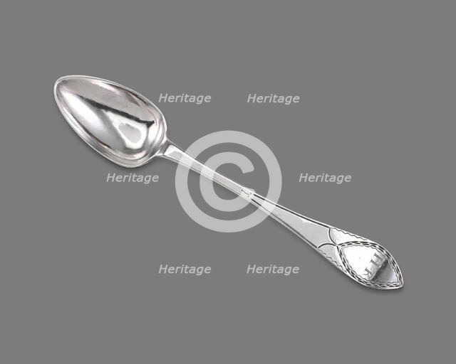 Spoon, 1790/1800. Creator: Saunders Pitman.