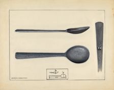 Spoon, 1935/1942. Creator: Holger Hansen