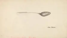 Spoon, 1935/1942. Creator: Lon Cronk