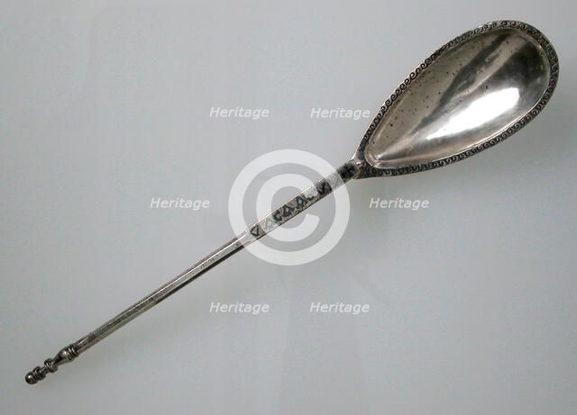 Spoon, Byzantine, 5th-6th century. Creator: Unknown.