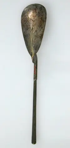 Spoon, Byzantine, 5th-6th century. Creator: Unknown