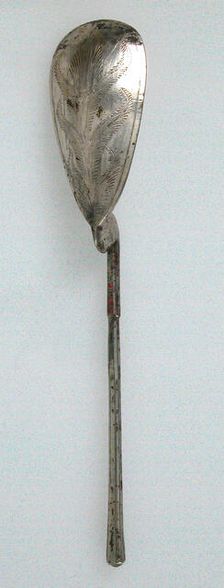 Spoon, Byzantine, 5th-6th century. Creator: Unknown