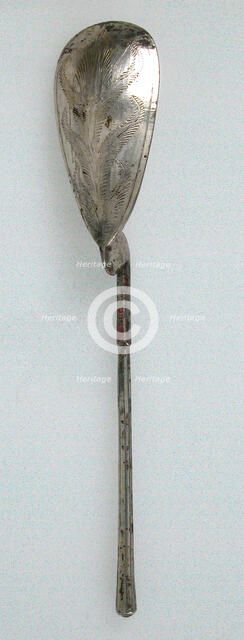 Spoon, Byzantine, 5th-6th century. Creator: Unknown.