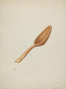 Spoon, c. 1942. Creator: Wilbur M Rice