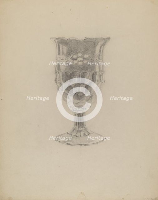Spoon Holder, 1935/1942. Creator: Anthony Zuccarello.