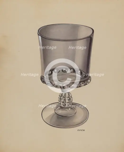Spoon Holder, c. 1937. Creator: Edward White.